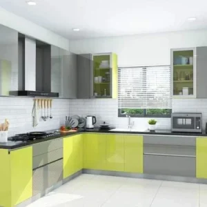 L Shape Modular Kitchen
